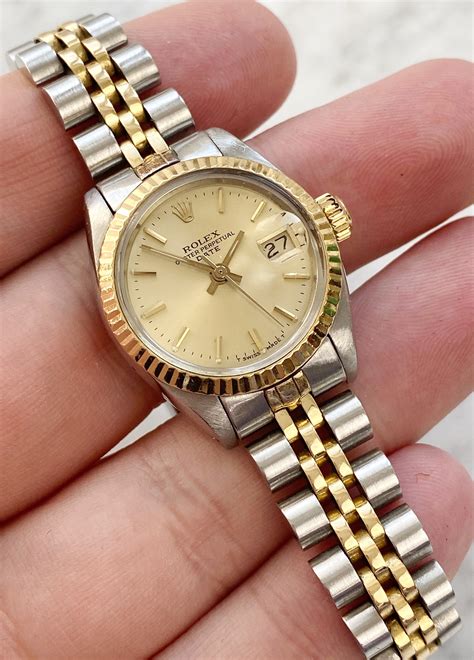 rolex lady-datejust 26 steel & gold bracelet|Rolex Datejust 26mm two tone.